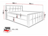 Cama continental 211144