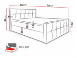 Cama continental 211144