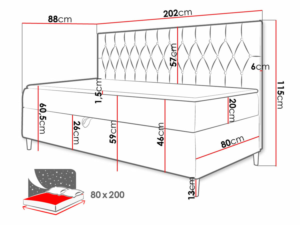 Cama continental 469824