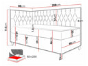 Cama continental Bonio