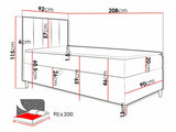 Cama continental 470258