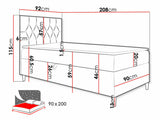 Cama continental 470340