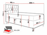 Cama continental 470340