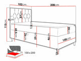 Cama continental 470340