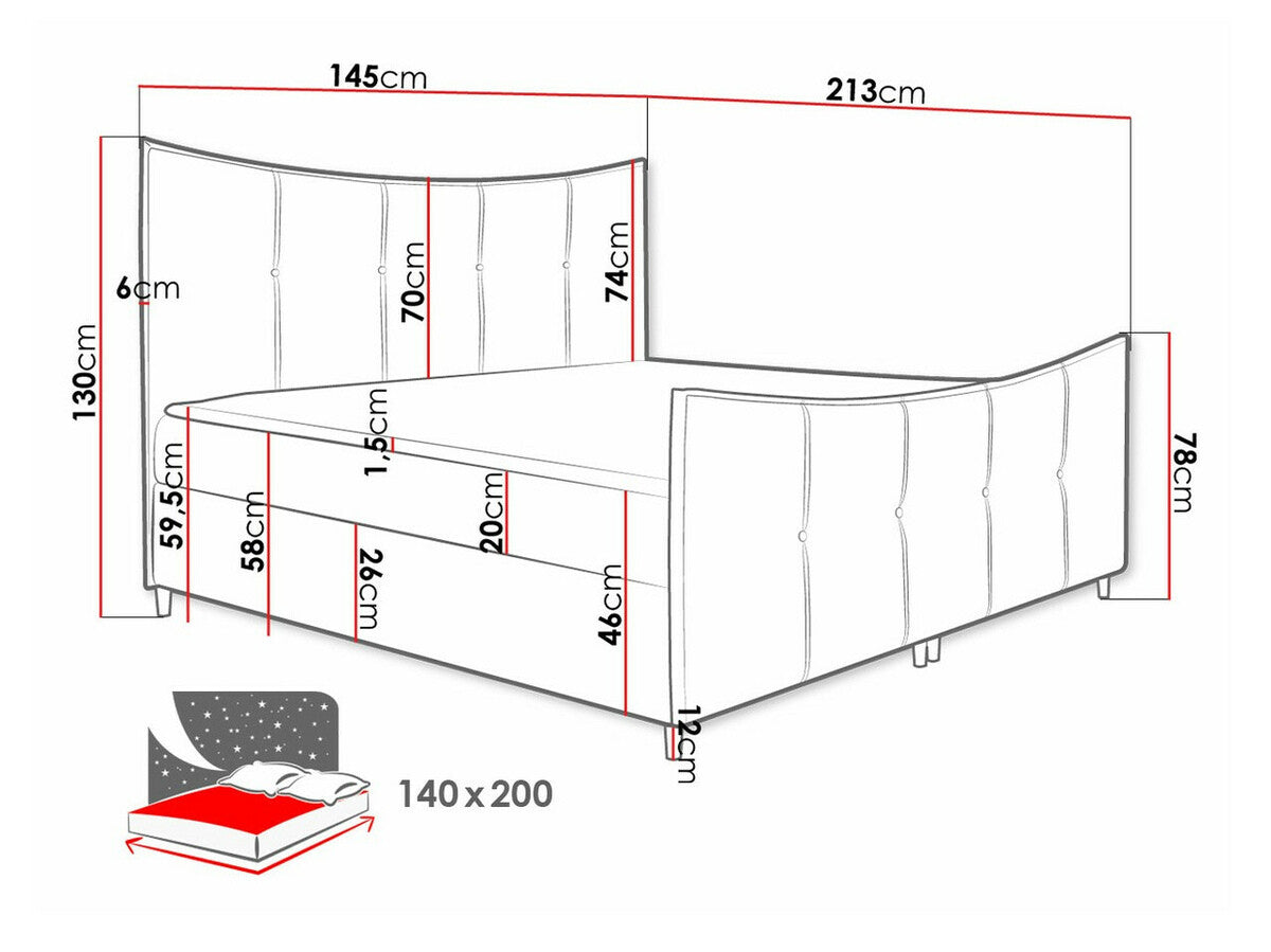 Cama continental 471355
