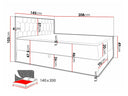 Cama continental Numerella