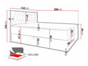 Cama continental Numerella