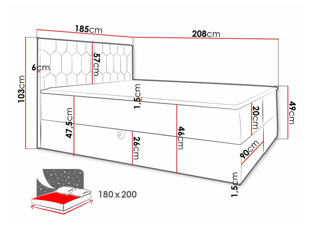 Cama continental 472177