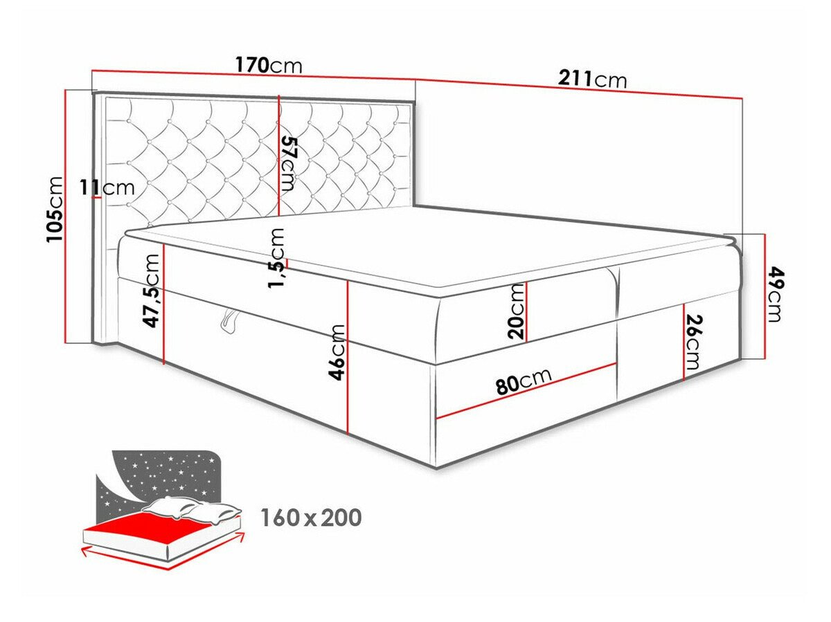 Cama continental 472229