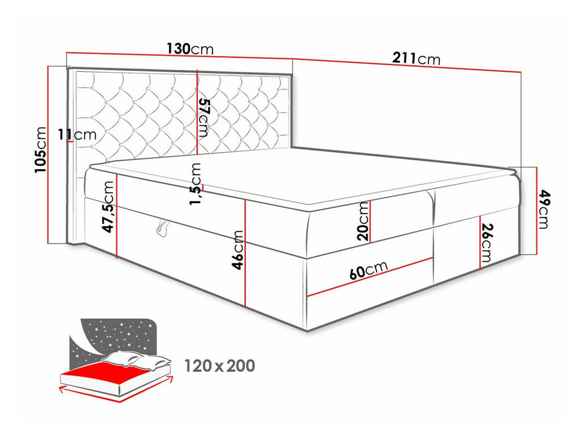 Cama continental 472229