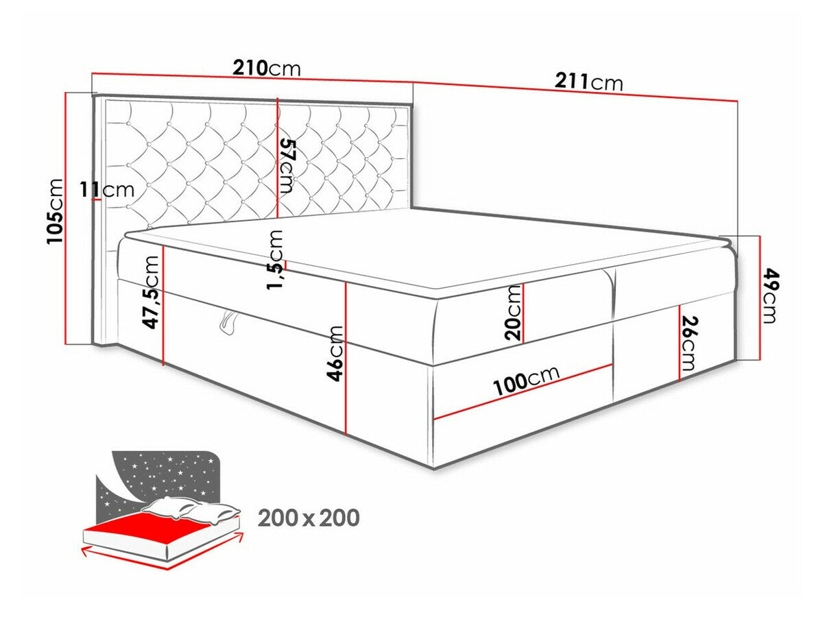 Cama continental 472229