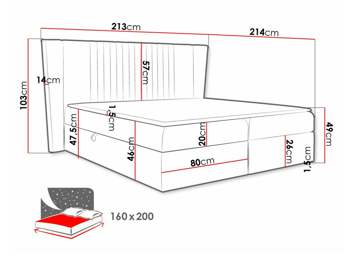 Cama continental 472636
