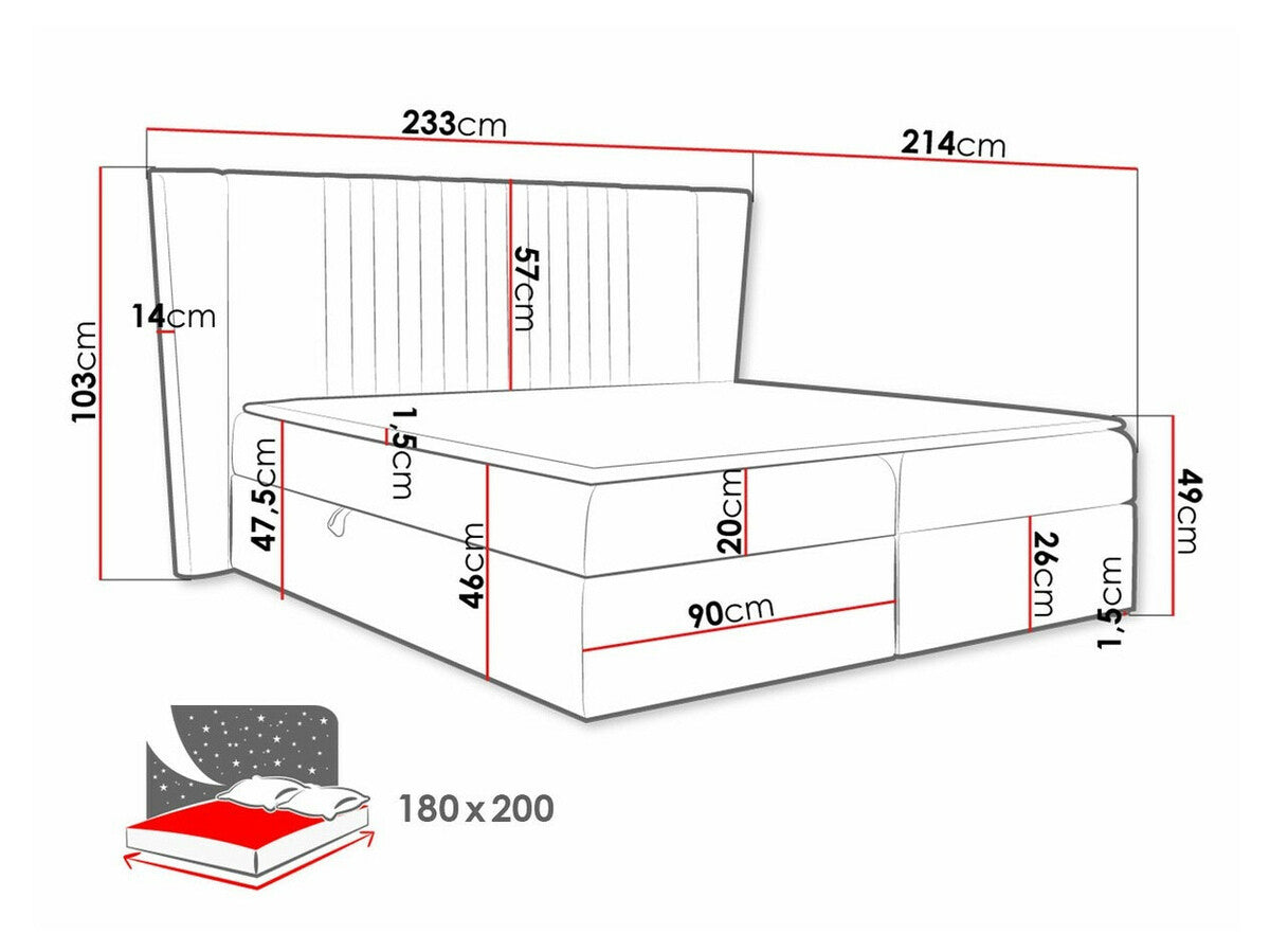 Cama continental 472636