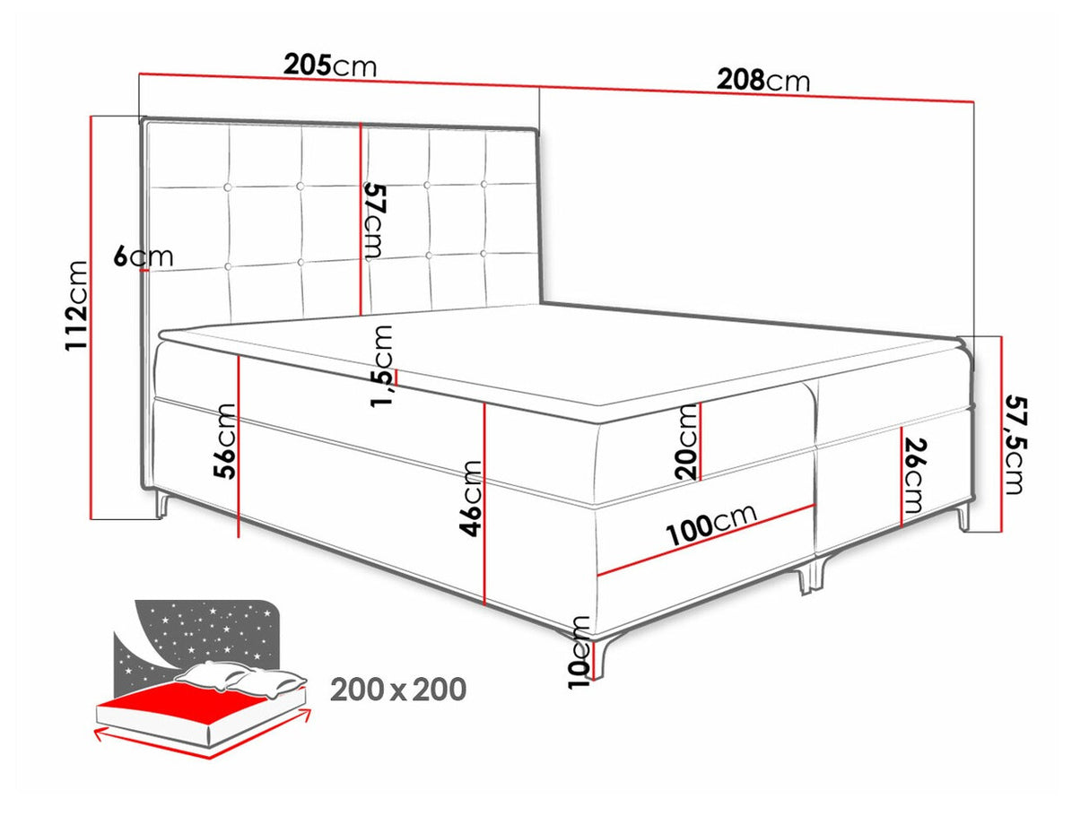 Cama continental 472761