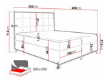 Cama continental 472761