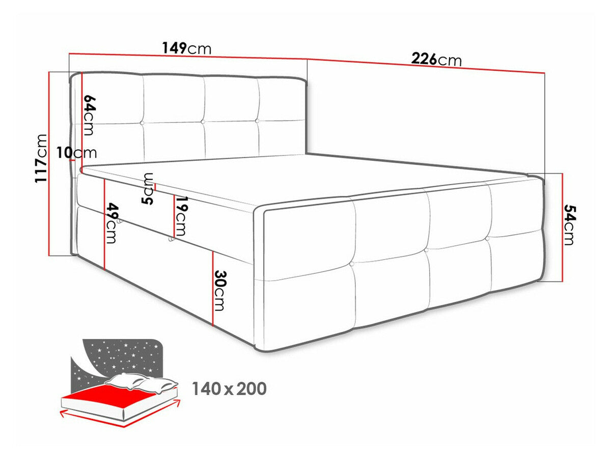 Cama continental 473260