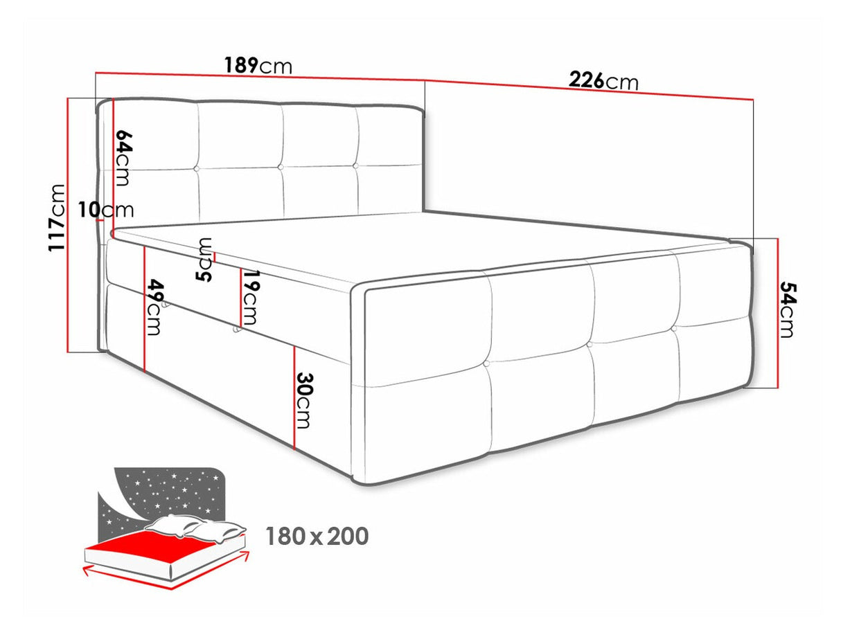 Cama continental 473260