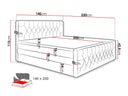 Cama continental Tabuani