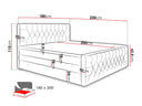 Cama continental Tabuani