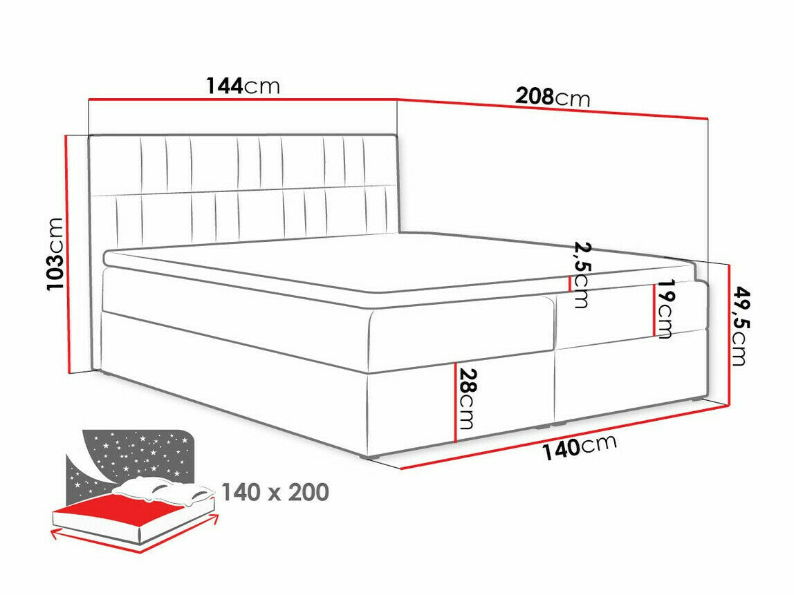 Cama continental 262823