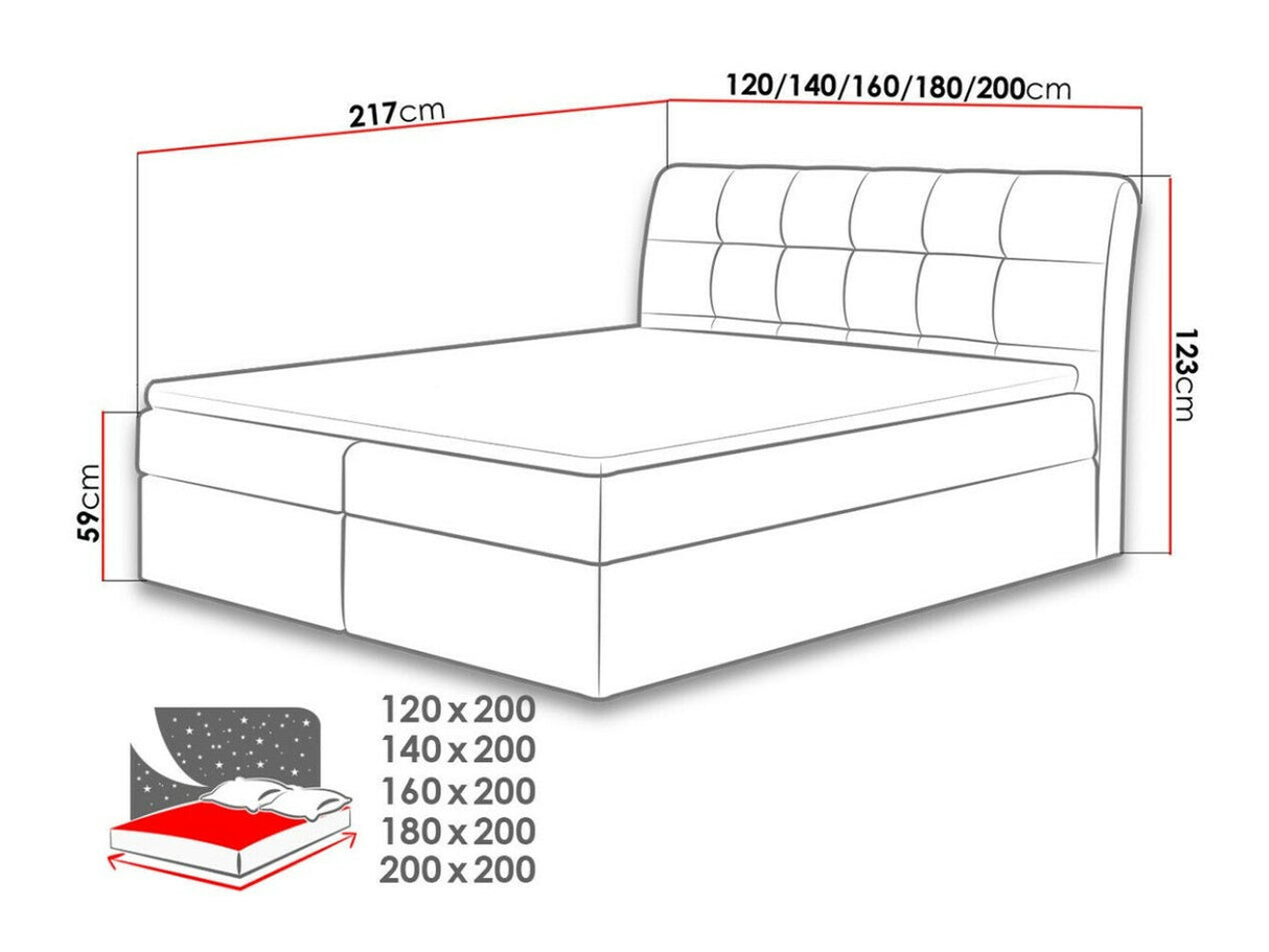 Cama continental 66353