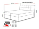 Cama continental Baltimore 110