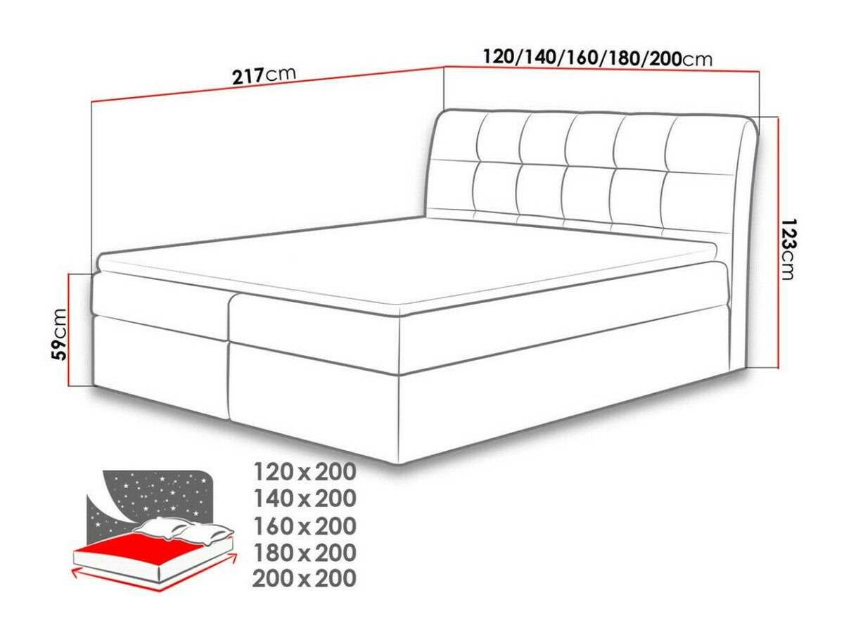 Cama continental 66353