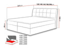Cama continental Baltimore 110