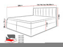 Cama continental Baltimore 125
