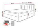 Cama continental Baltimore 125