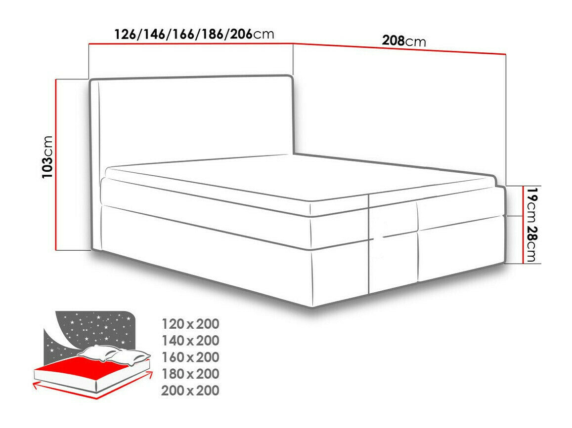 Cama continental 114663