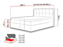 Cama continental Baltimore 128