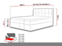 Cama continental Baltimore 128