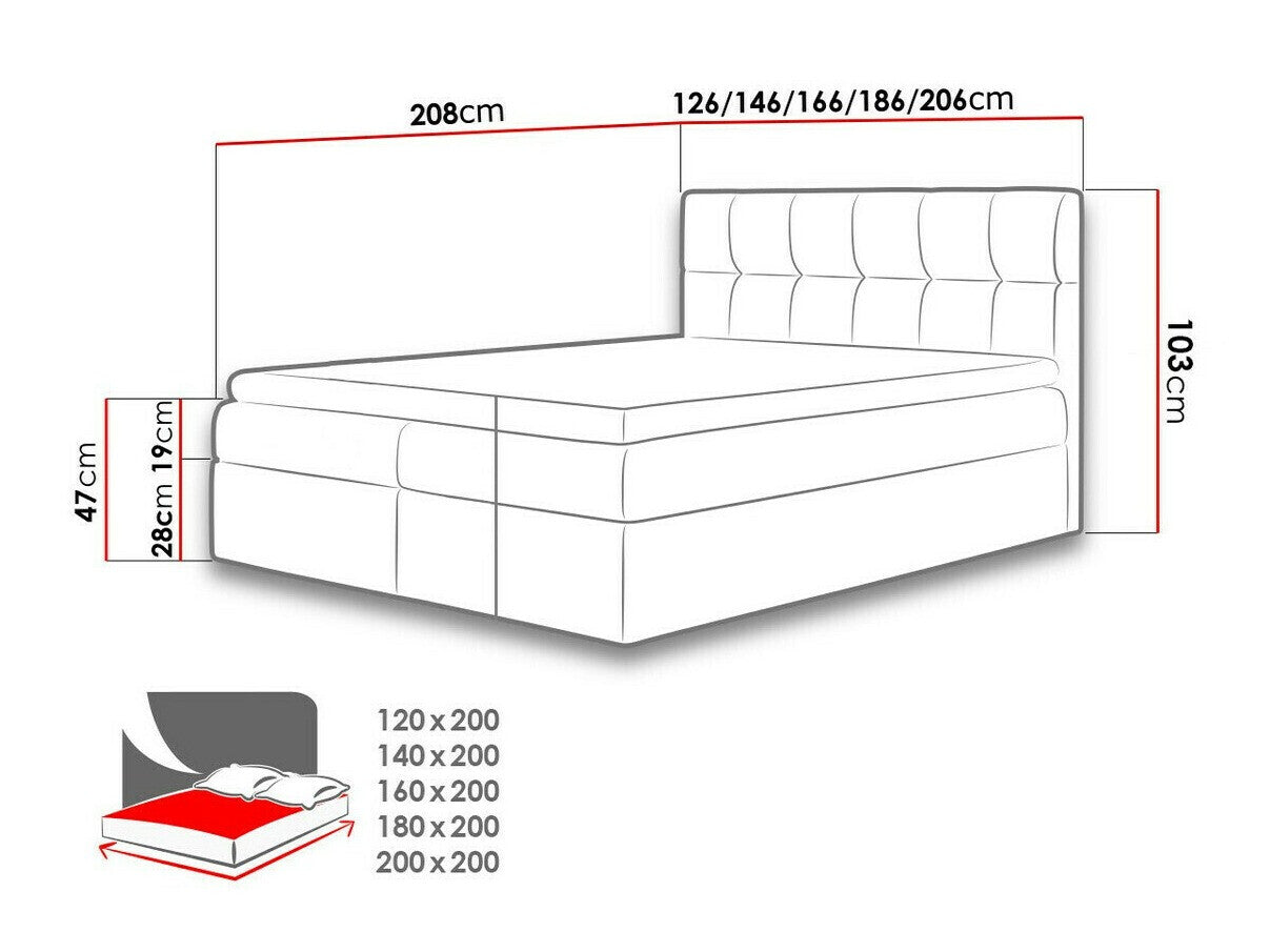 Cama continental 115297