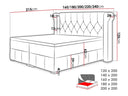 Cama continental Comcer