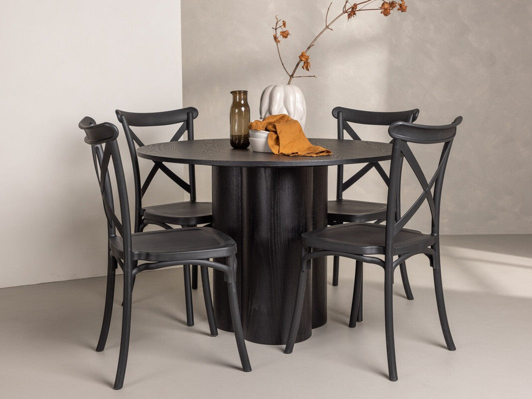 Conjunto de mesas y sillas para comedor 498265