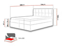 Cama continental Baltimore 128