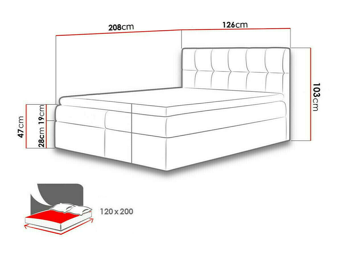 Cama continental 115297