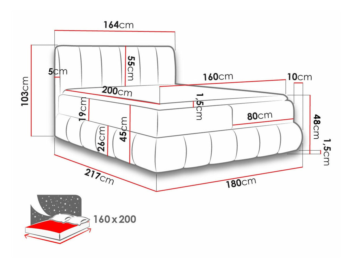Cama continental 353772
