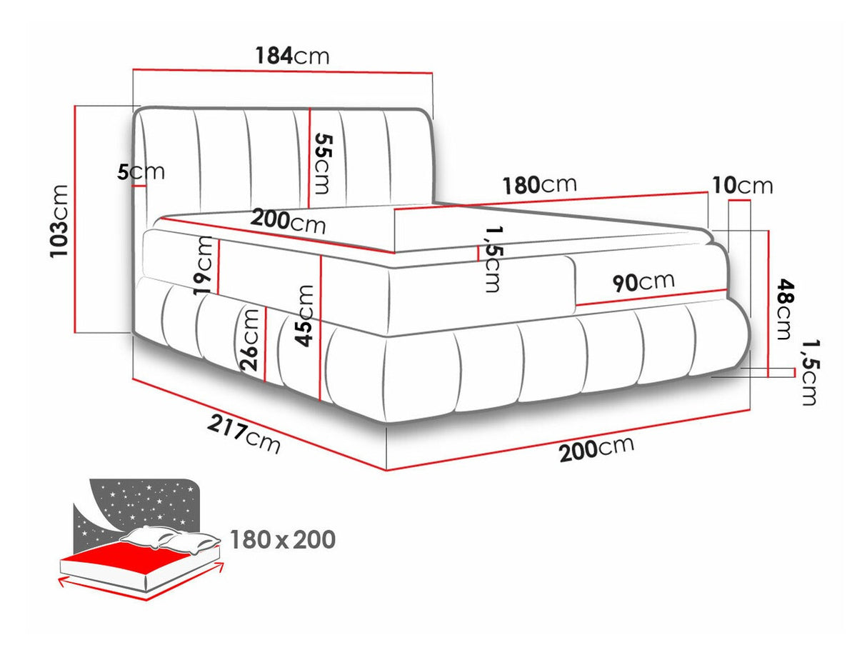 Cama continental 353772