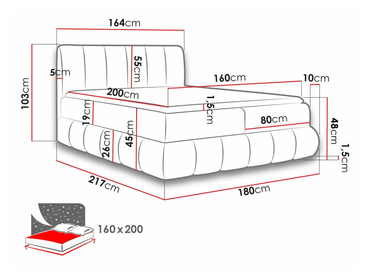 Cama continental 353772