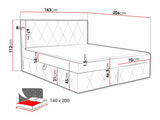 Cama continental 481123