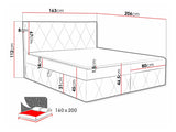 Cama continental 481123
