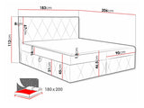 Cama continental 481123