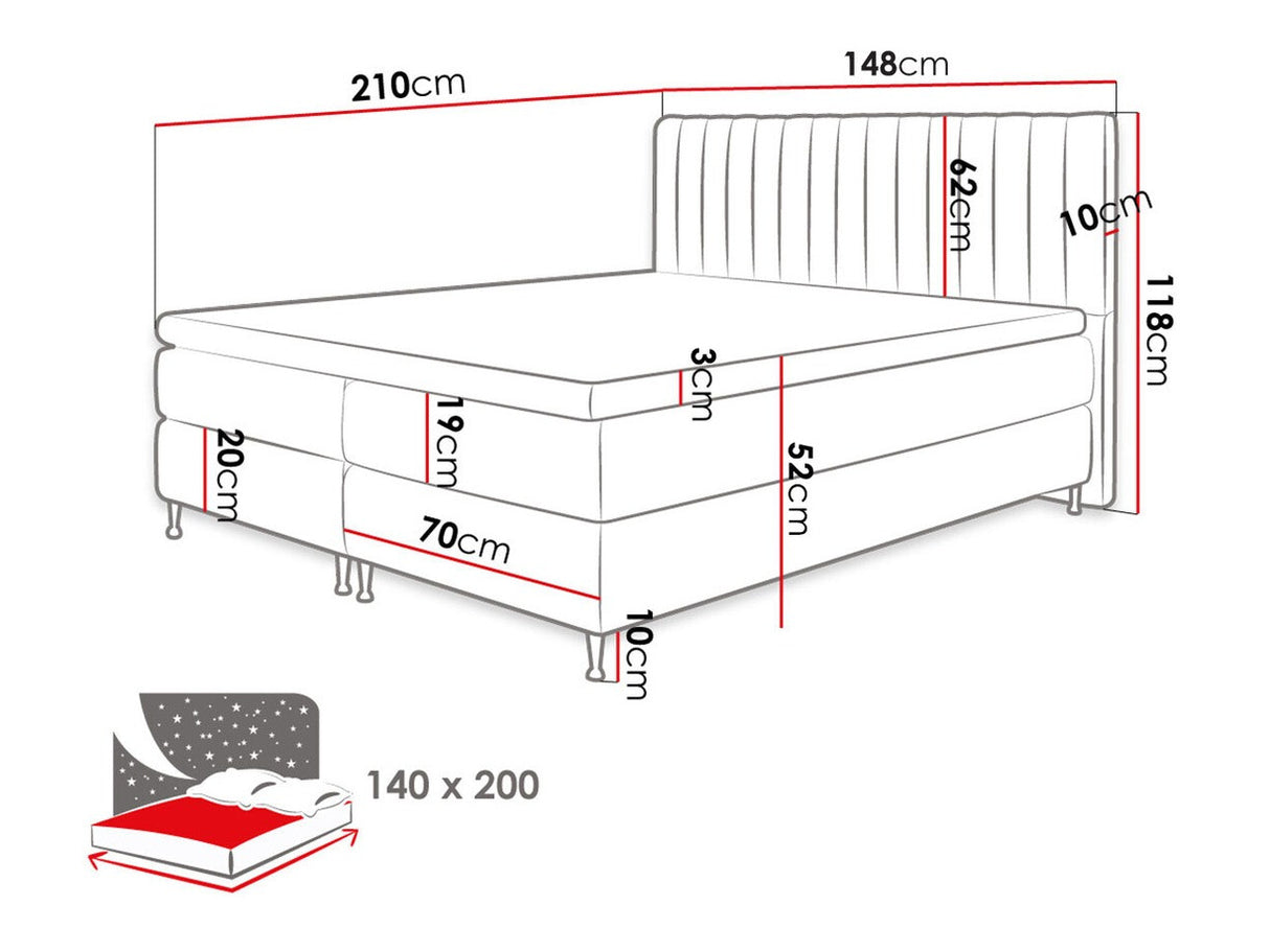 Cama continental 294981
