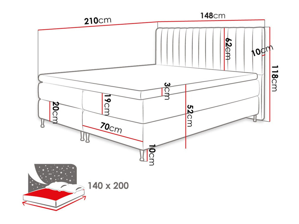 Cama continental 294981