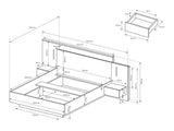 Cama 485741 Con mesitas de noche