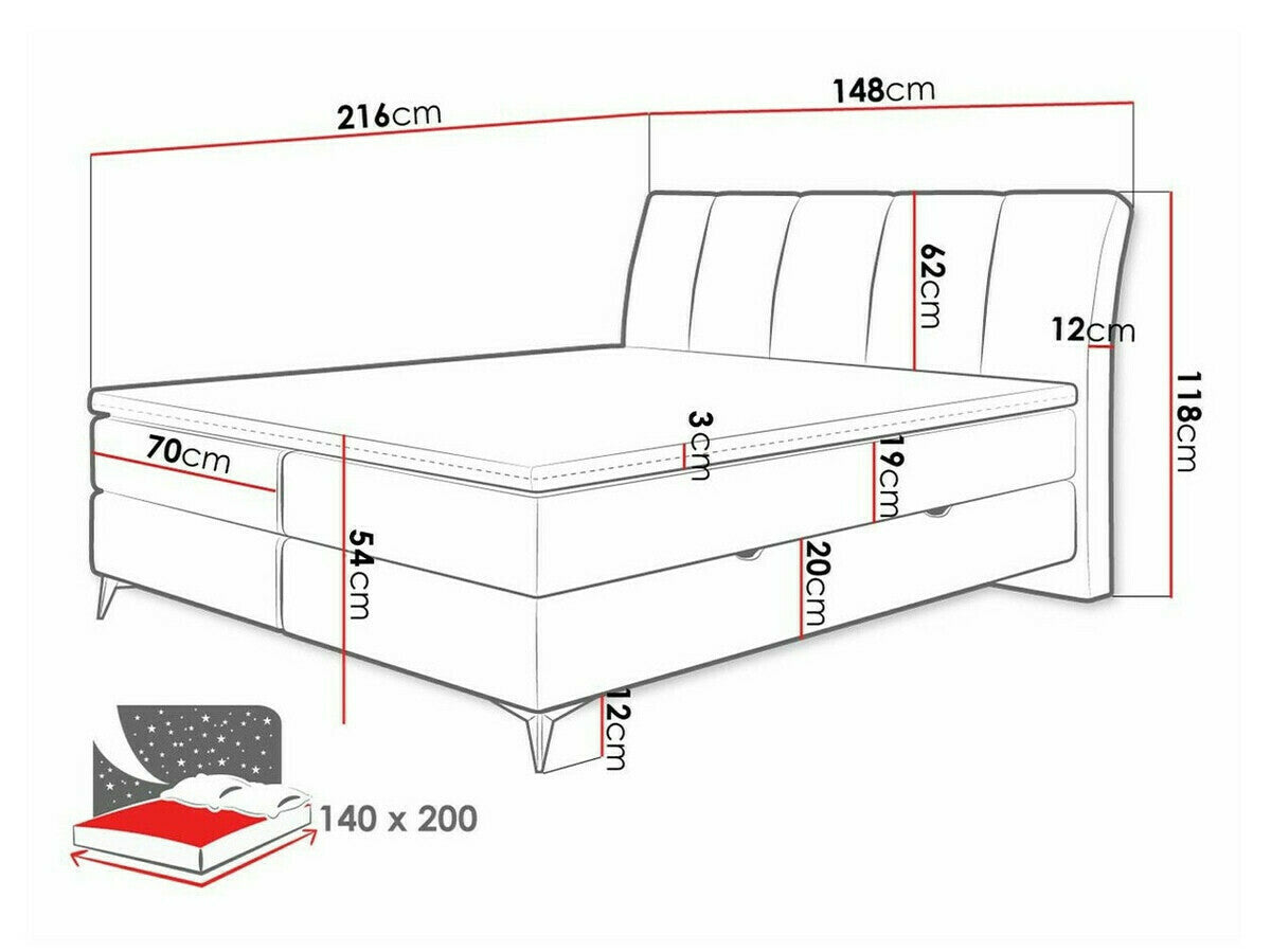 Cama continental 436149