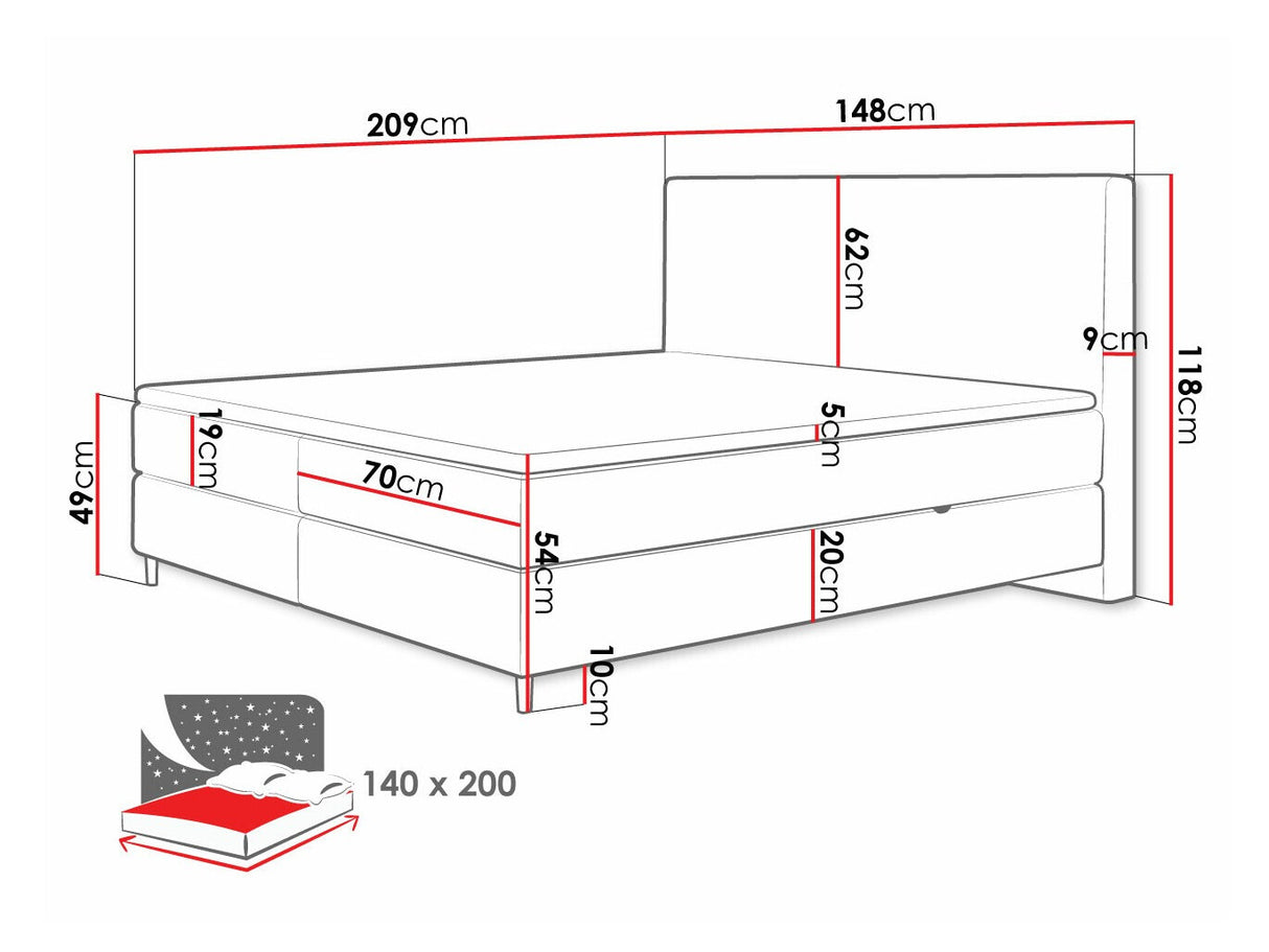 Cama continental 493984