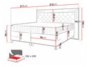 Cama continental Laurellus
